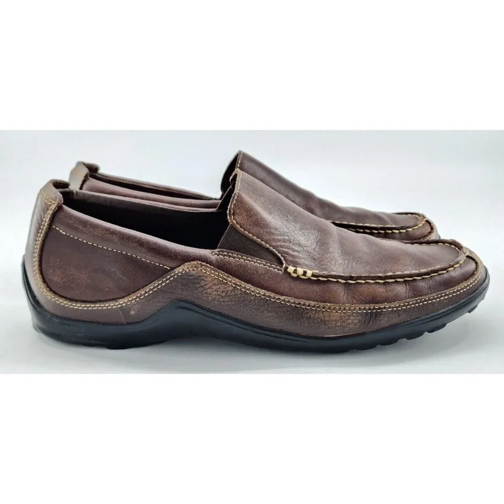 Cole Haan Brown Leather Tucker Venetian Slip-On Loafers Shoe Men's Size 10M‎